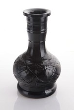 Nouveau vase de exotic NOIR décoratif pour chicha narghilé pyramide MEDIUM 
