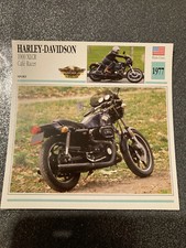 CARTE FICHE MOTO collection ATLAS HARLEY DAVIDSON 1000 XLCR CAFE RACER 