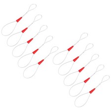 Lot de 10 tire-câbles électriques portables avec ruban de traction