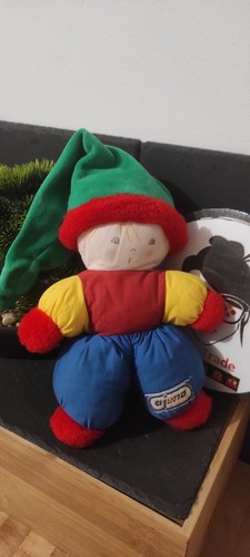 Doudou peluche poupee ancien - poupee,
