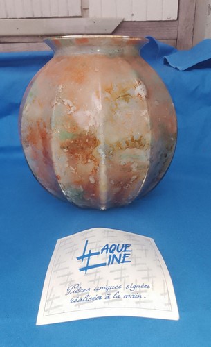 Vase artisanal laque - vase, “laque