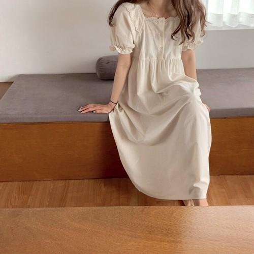 Femmes pyjama ruche - ruche, dentelle