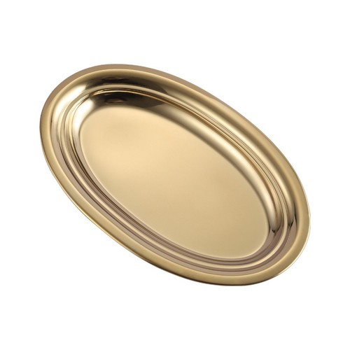 Plat ovale acier - ovale, en