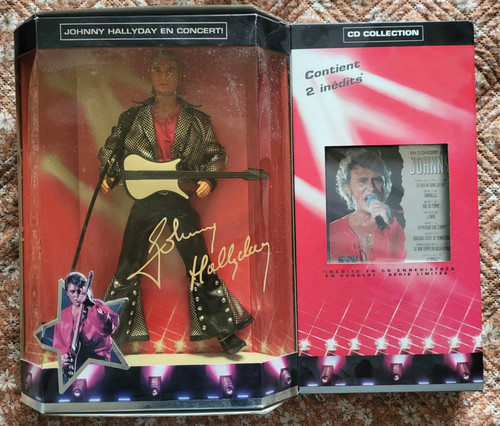 Johnny hallyday poupée - johnny,
