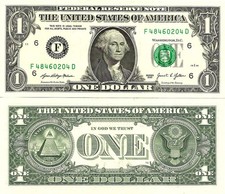 United States USA 1 dollar