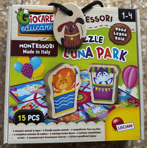 Montessori puzzle luna - montessori,