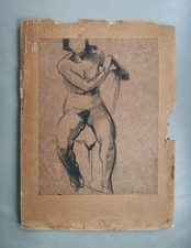 Dessin de femme nue lavis