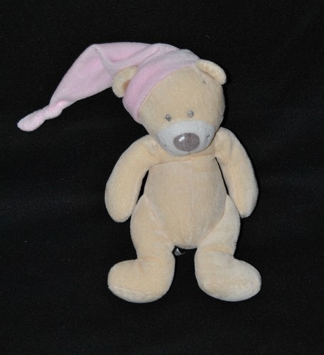 Peluche doudou ours beige - doudou,