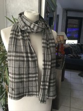 Echarpe BURBERRY tartan gris