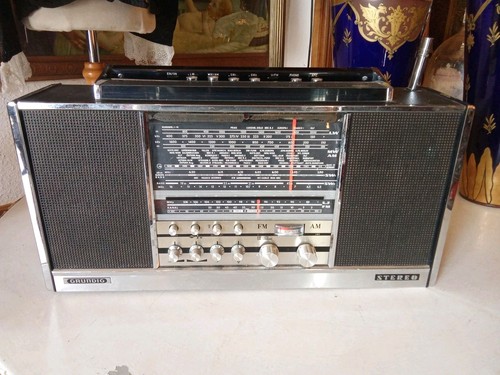 Ancien poste radio vintage - ancien,
