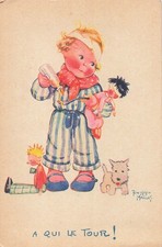 CP ILLUSTREE SIGNEE BEATRICE MALLET A QUI LE TOUR - SIROP - 99855