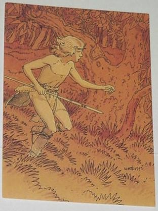 Stel trading card moebius - trading, art