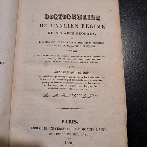 Dictionnaire ancien - dictionnaire, l'ancien
