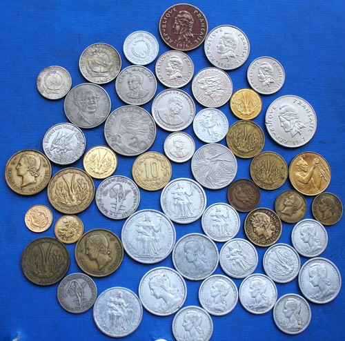 Superbe lot 50 monnaies - lot,