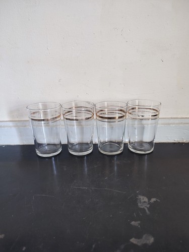 Verres ancien avec liserés - 4,
