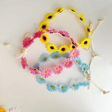 Bandeau tissu tournesol