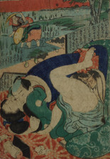 Shunga/Erotique/Curiosa, Estampe japonaise/ Ecole d'Utagawa
