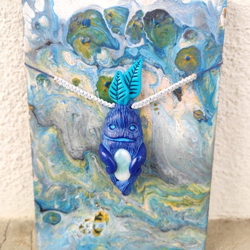 Collier mandragore larimar - collier,