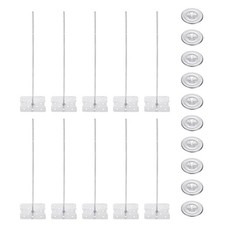 Chevilles perforees 140mm pour isolation, 50 sets clous isolants 2in