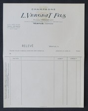 Facture  Vierge  Champagne L