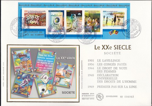 Fdc enveloppe 1er jour soie - 1er,