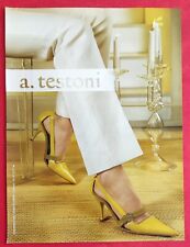 Publicité de presse Chaussures Femme Mode Luxe A TESTONI 2004