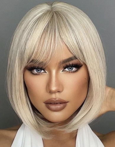 Perruque synthétique blond - synthétique,