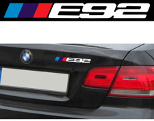 LOGO E92 POUR BMW MOTORSPORT SPORT RACING BLANC 18cm AUTOCOLLANT STICKER BA225B
