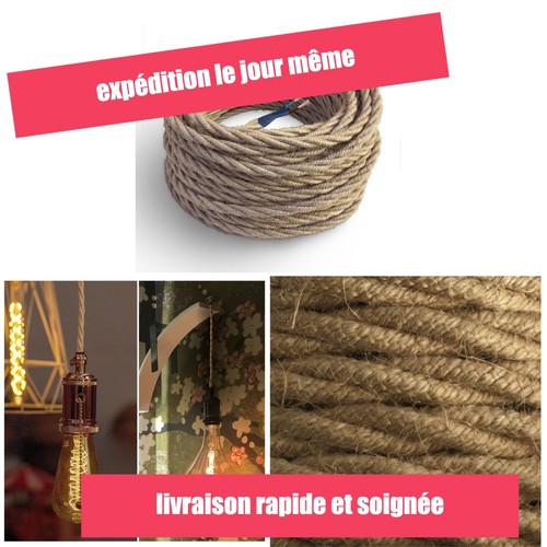 Câble électrique textile