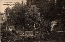 CPA En Morvan - Lac des SETTONS - Cascade (456755)