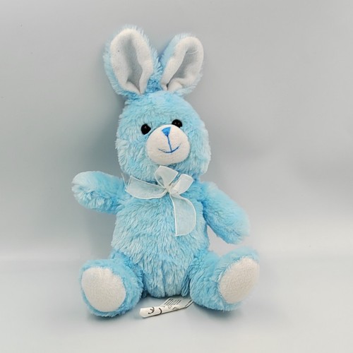 Doudou lapin bleu siplec - doudou,