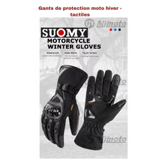 Gants moto hiver homme - gants, /