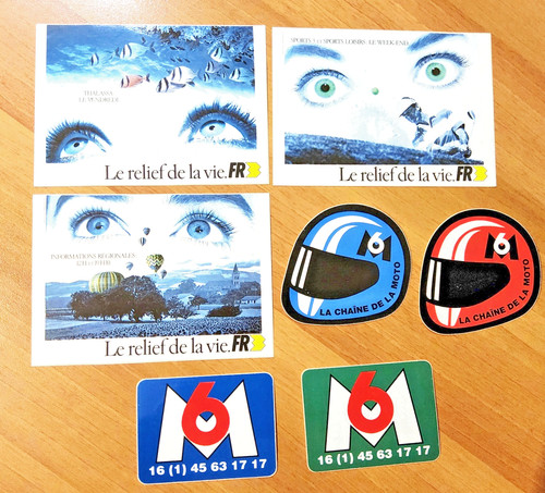 Lot autocollants fr3 m6 - lot,
