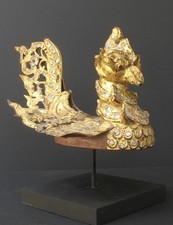 Antique Oiseau Hansa en Bois