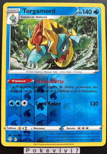 Carte pokemon torgamord - carte,