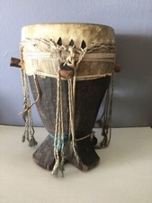 Tambourin Afrique en bois