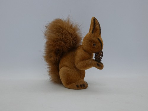 Figurine floquée vintage - ,