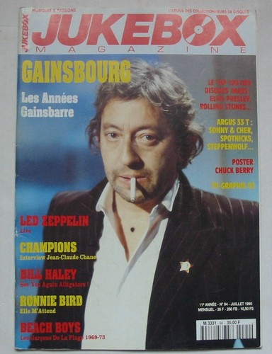 Gainsbourg jukebox magazine - jukebox,
