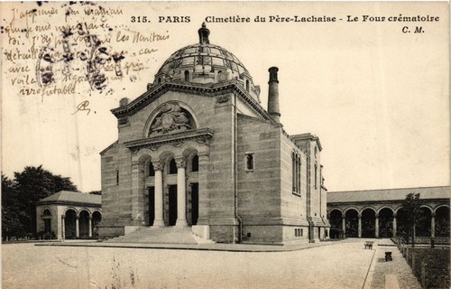 Cpa paris 20e - cimetiere, du