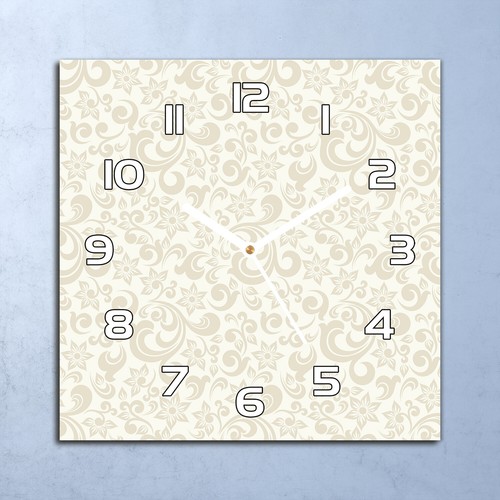 Horloge murale design verre - horloge,