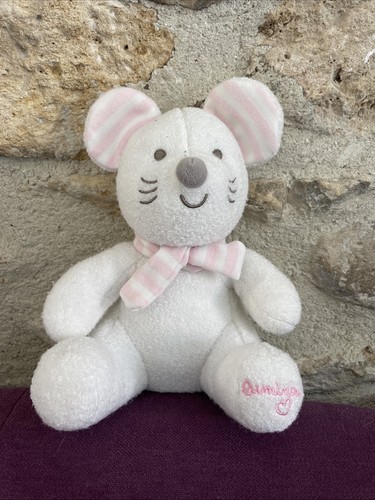 Doudou peluche souris assise - doudou,
