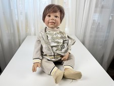 Poupée d'artiste poupée Monika Levenig poupée en vinyle 65 cm. État voir photos