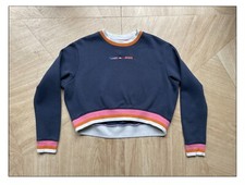 Sweat Crop Top Tommy Hilfiger Large cargo Boxy Rose Bleu Medium