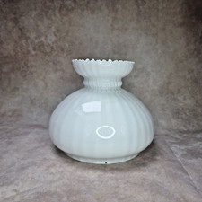 Grands Abat-Jour Verre Blanc - Globes strié