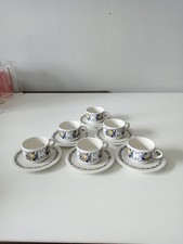 Tasses et sous tasses à  café X 6 Villeroy Et Boch modèle Cadiz Clacquesin