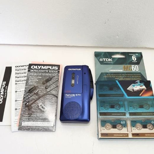 Olympus microcassette recorder - microcassette,