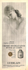 CREME GUERLAIN / STICK WILLIAMS /PUBLICITÉ ADVERTISING de 1965