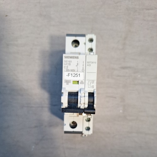 Disjoncteur unipolaire siemens - disjoncteur,