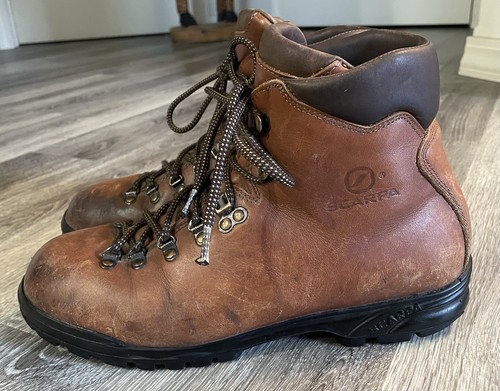 Scarpa leather hiker boots - leather,