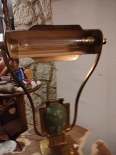 Ancienne lampe de piano bronze